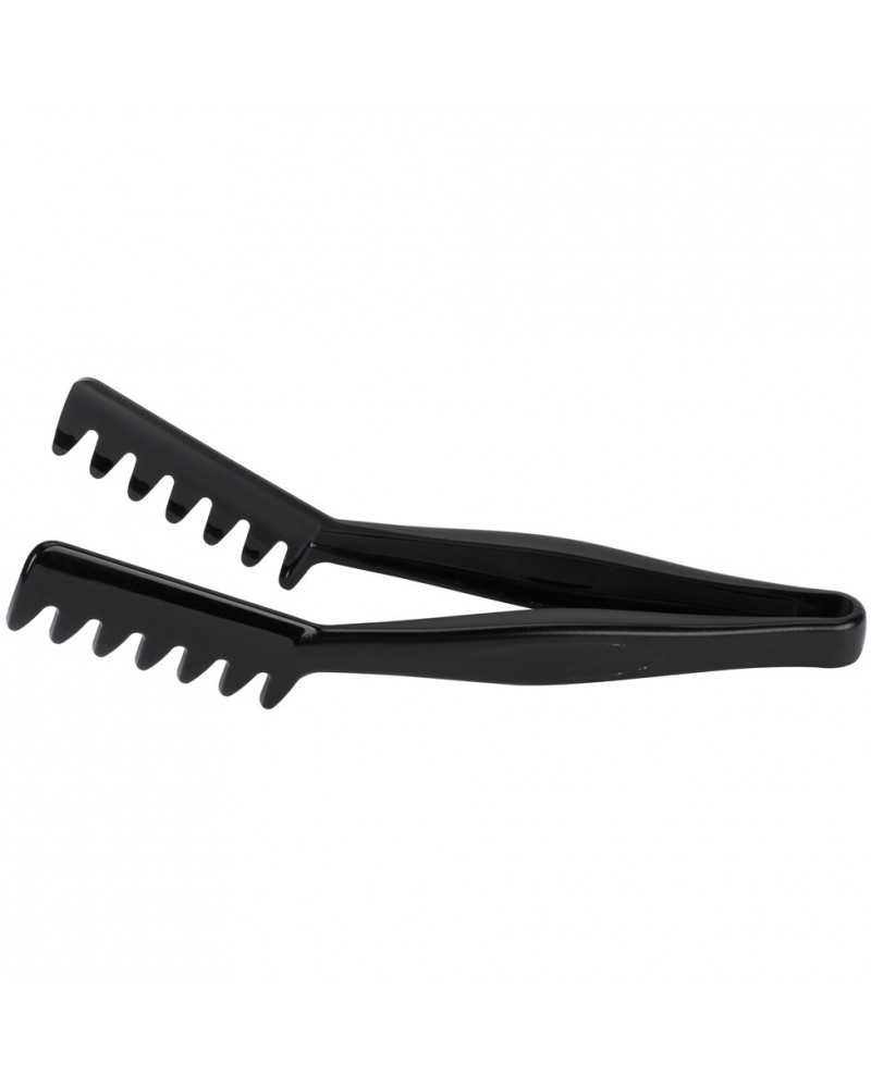 11" Black Angled Spaghetti Tongs Polycarbonate| TurcoBazaar SPTONG1
