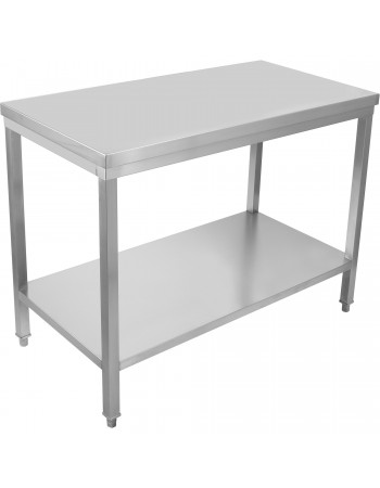 Professional Work table Stainless steel Undershelf 1200x600x900mm | TurcoBazaar SWT60120