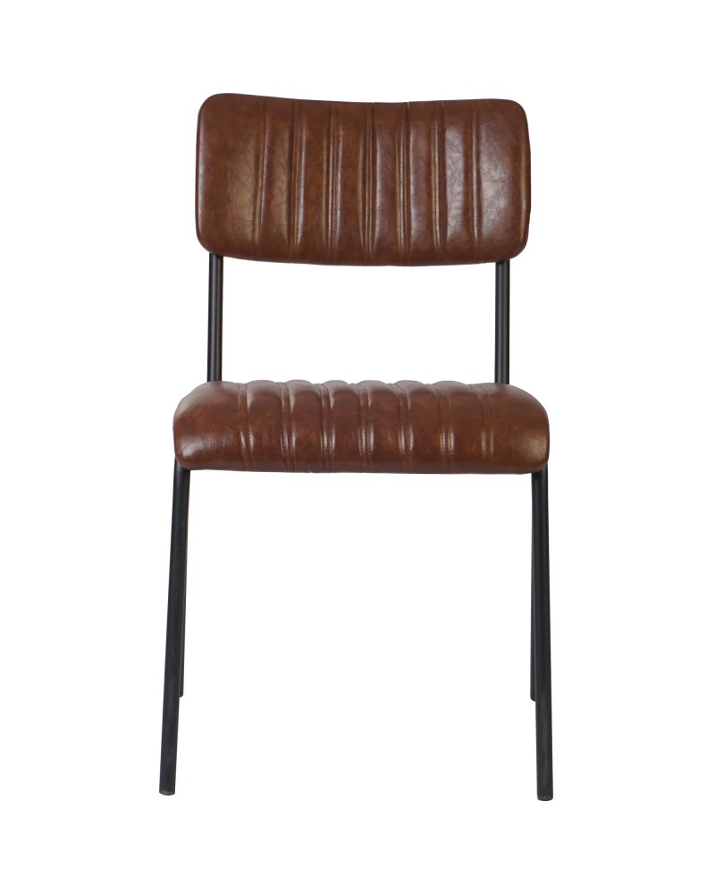 Modern Bistro Dining Chair Dining Chair with PU Leather Seat Light Brown 460x565x795mm | TurcoBazaar TGS008 Modern Bistro Dining Chair Dining Chair with PU Leather Seat Light Brown 460x565x795mm | TurcoBazaar TGS008