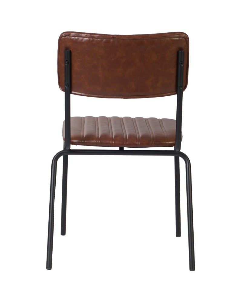 Modern Bistro Dining Chair Dining Chair with PU Leather Seat Light Brown 460x565x795mm | TurcoBazaar TGS008 Modern Bistro Dining Chair Dining Chair with PU Leather Seat Light Brown 460x565x795mm | TurcoBazaar TGS008