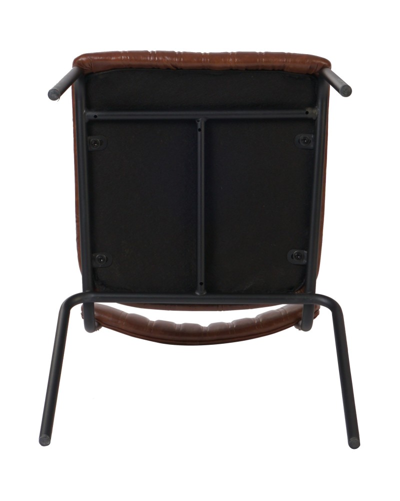 Modern Bistro Dining Chair Dining Chair with PU Leather Seat Light Brown 460x565x795mm | TurcoBazaar TGS008 Modern Bistro Dining Chair Dining Chair with PU Leather Seat Light Brown 460x565x795mm | TurcoBazaar TGS008