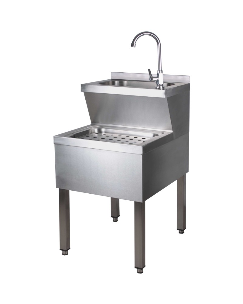 Janitorial Sink & Basin Stainless steel Depth 700mm | TurcoBazaar THHWA57K Janitorial Sink & Basin Stainless steel Depth 700mm | TurcoBazaar THHWA57K