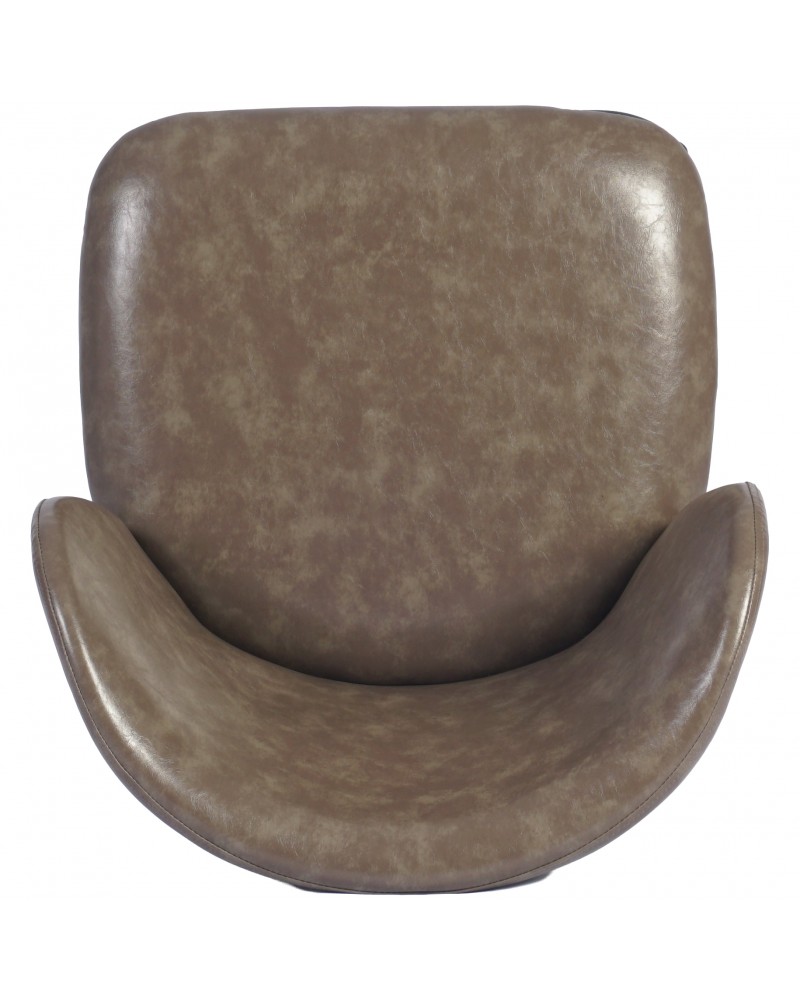 Taupe Upholstered Dining Chair with Black Metal Frame 470×595×810mm | TurcoBazaar TJG203 Taupe Upholstered Dining Chair with Black Metal Frame 470×595×810mm | TurcoBazaar TJG203