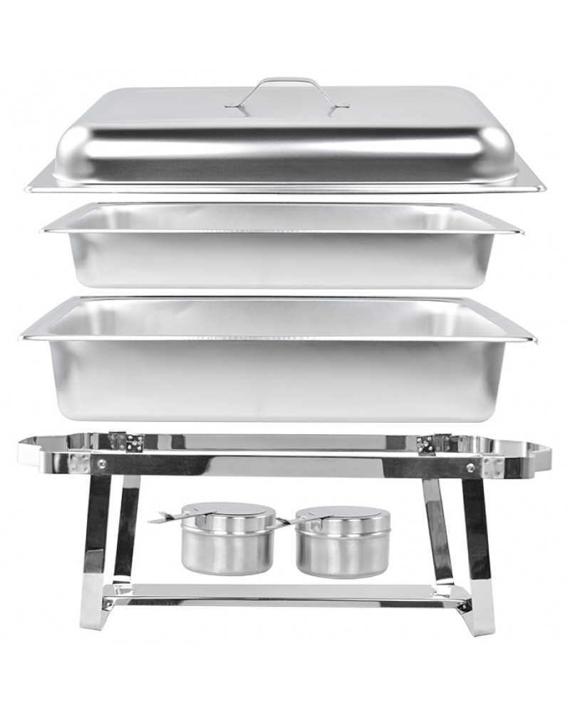 Chafing Dish GN1/1 Stainless steel 9 litres | TurcoBazaar VICCDSV9A1