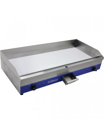 Commercial Electric Griddle Mirror Plate 2 zone 6kW Table top | TurcoBazaar WG1000SD