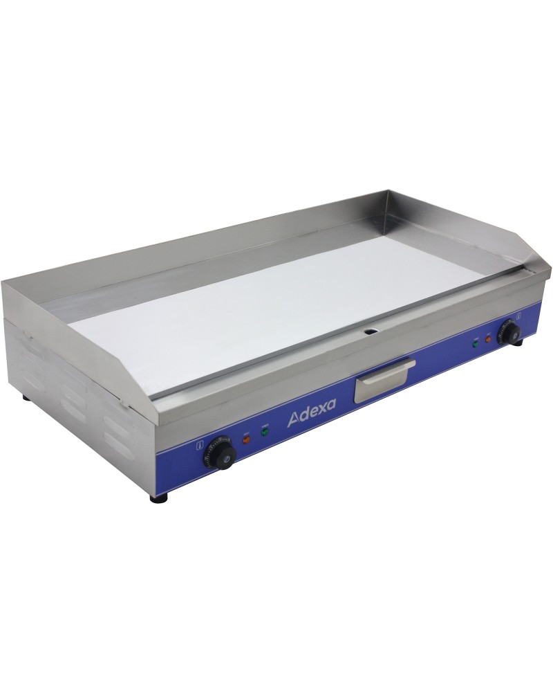 Commercial Electric Griddle Mirror Plate 2 zone 6kW Table top | TurcoBazaar WG1000SD