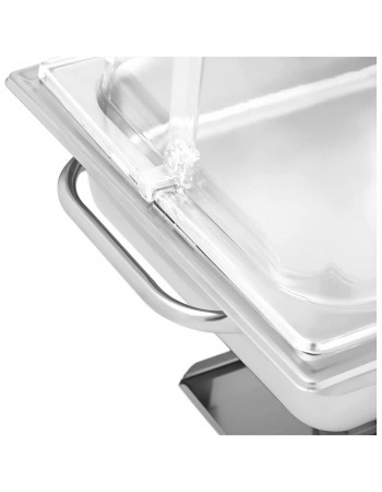 Roll top Chafer GN1/1 Stainless steel Plastic top 9 litres | TurcoBazaar WH633A2