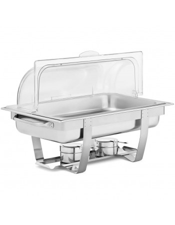 Roll top Chafer GN1/1 Stainless steel Plastic top 9 litres | TurcoBazaar WH633A2