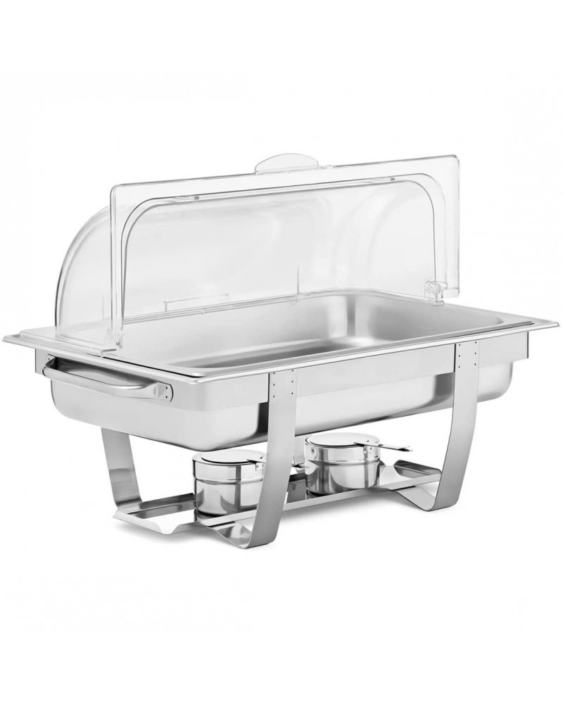 Roll top Chafer GN1/1 Stainless steel Plastic top 9 litres | TurcoBazaar WH633A2