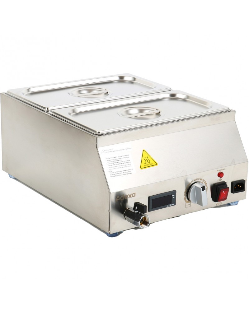 Commercial Chocolate Melter - Chocolate tempering machine 2xGN1/3 | TurcoBazaar WH7012