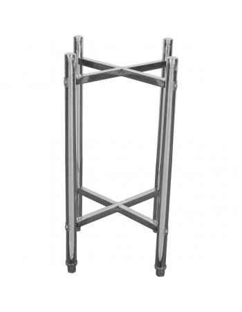 Commercial Stainless Steel Round Cutting Board Stand with Polyethylene Chopping Block 420x750mm | TurcoBazaar WHCY0301 Commercial Stainless Steel Round Cutting Board Stand with Polyethylene Chopping Block 420x750mm | TurcoBazaar WHCY0301