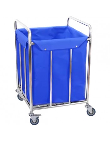 Stainless Steel Linen Trolley 550x550x900mm | TurcoBazaar WHDC5555