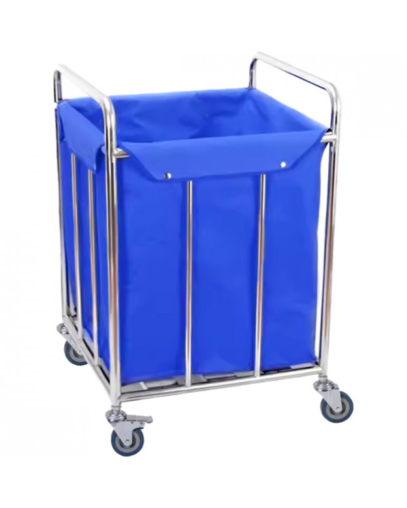 Stainless Steel Linen Trolley 550x550x900mm | TurcoBazaar WHDC5555