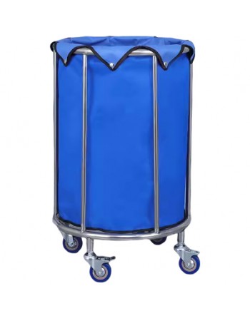 Stainless Steel Linen Trolley Φ550x850mm | TurcoBazaar WHDC5585