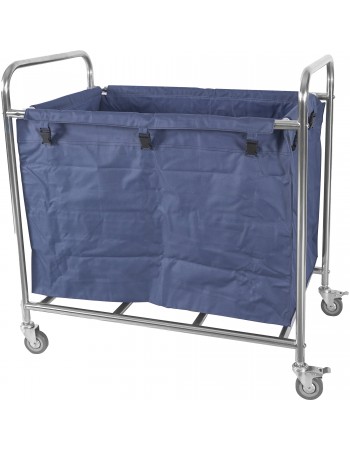 Stainless Steel Linen Trolley 880x540x890mm | TurcoBazaar WHDC8854 Stainless Steel Linen Trolley 880x540x890mm | TurcoBazaar WHDC8854