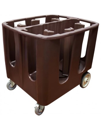 Commercial Plate Trolley 300 plates 6 stacks 930x720x800mm | TurcoBazaar WHJCDC240