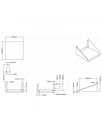 Microwave Shelf Stainless steel 600x600mm | TurcoBazaar WMS600X600 Microwave Shelf Stainless steel 600x600mm | TurcoBazaar WMS600X600