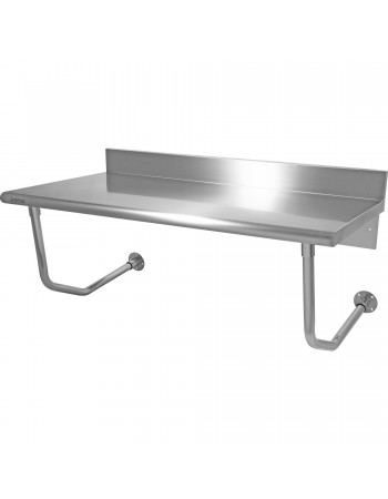 Professional Wall Mounted Work table Stainless steel 1000x600x900mm | TurcoBazaar WMTB60100