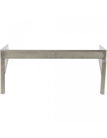 Wall shelf 1 level 3 sides upturn 1200x400x254mm Stainless steel | TurcoBazaar WSW400120B