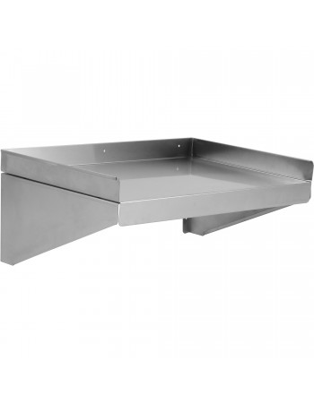 Wall shelf 1 level 3 sides upturn 1200x400x254mm Stainless steel | TurcoBazaar WSW400120B