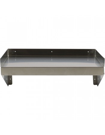 Wall shelf 1 level 3 sides upturn 1200x400x254mm Stainless steel | TurcoBazaar WSW400120B