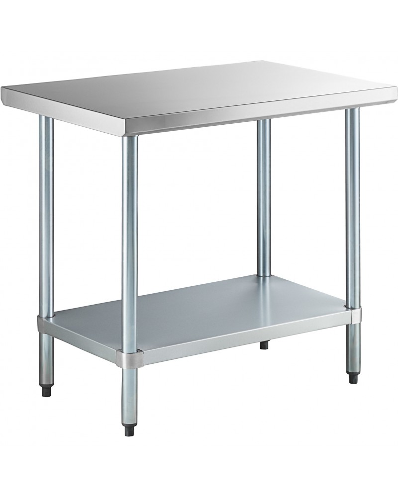 Commercial Stainless Steel Work Table Bottom shelf 1200x600x900mm | TurcoBazaar WT60120G