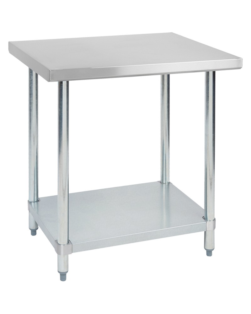 Commercial Stainless Steel Work Table Bottom shelf 700x700x900mm | TurcoBazaar WT7070G