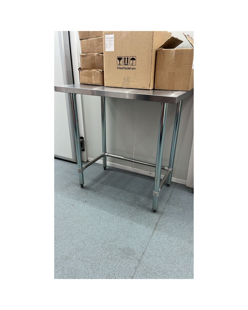 Commercial Stainless Steel Work Table No Bottom shelf 900x600x900mm | TurcoBazaar WT6090GNU