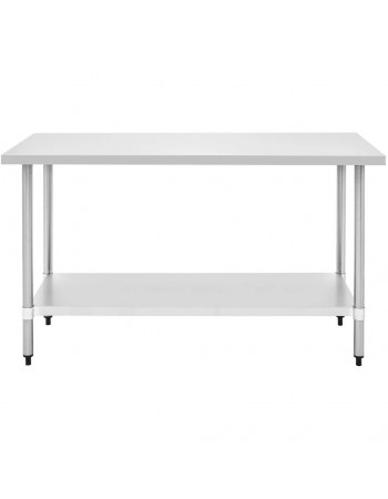 Commercial Stainless Steel Work Table Bottom shelf 1200x600x900mm | TurcoBazaar WT60120G