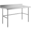 Commercial Stainless Steel Work Table No Bottom shelf with Upstand 1800x600x900mm | TurcoBazaar WT60180GBNU