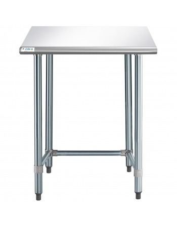 Commercial Work table Stainless steel No bottom shelf 760x610x900mm | TurcoBazaar WTGOB2430418