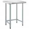 Commercial Work table Stainless steel No bottom shelf 760x610x900mm | TurcoBazaar WTGOB2430418