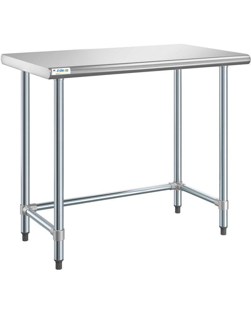 Commercial Work table Stainless steel No bottom shelf 1220x610x900mm | TurcoBazaar WTGOB2448418
