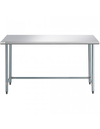 Commercial Work table Stainless steel No bottom shelf 1830x760x900mm | TurcoBazaar WTGOB3072418