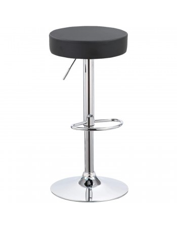 Black Height Adjustable Barstool with Thick Seat - Set of 2 | TurcoBazaar WW120 Black Height Adjustable Barstool with Thick Seat - Set of 2 | TurcoBazaar WW120