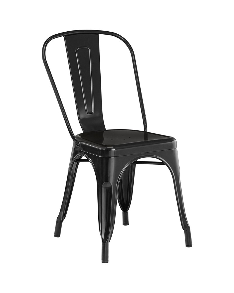 Bistro Dining Chair Steel Black Indoors | TurcoBazaar WW163B Bistro Dining Chair Steel Black Indoors | TurcoBazaar WW163B