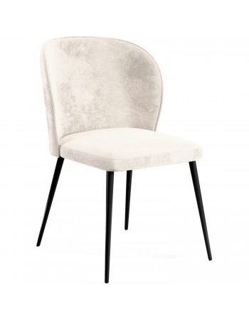 Velvet Dining Chair Beige - Set of 4 | TurcoBazaar WW166BEIGEVELVET Velvet Dining Chair Beige - Set of 4 | TurcoBazaar WW166BEIGEVELVET