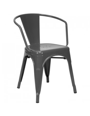 Bistro Dining Chair Steel Dark Grey Indoors | TurcoBazaar WW167DG Bistro Dining Chair Steel Dark Grey Indoors | TurcoBazaar WW167DG