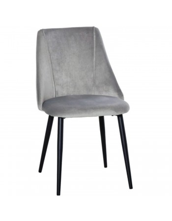 Velvet Dining Chair Dark Grey - Set of 4 | TurcoBazaar WW185DARKGREY Velvet Dining Chair Dark Grey - Set of 4 | TurcoBazaar WW185DARKGREY
