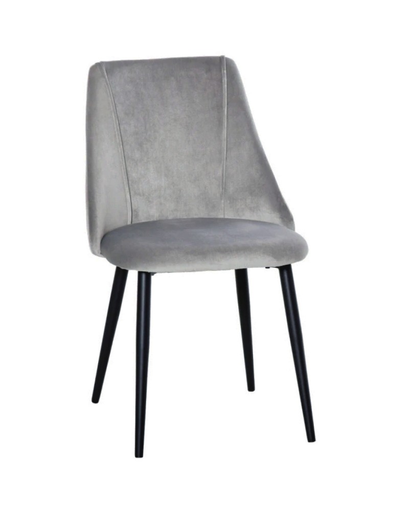 Velvet Dining Chair Dark Grey - Set of 4 | TurcoBazaar WW185DARKGREY Velvet Dining Chair Dark Grey - Set of 4 | TurcoBazaar WW185DARKGREY