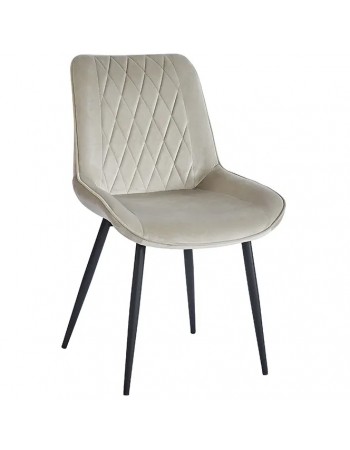 Side Dining Chair Velvet seat Beige - Set of 4 | TurcoBazaar WW198BEIGE Side Dining Chair Velvet seat Beige - Set of 4 | TurcoBazaar WW198BEIGE