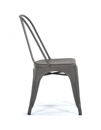 Bistro Dining Chair Steel Dark Grey Indoors | TurcoBazaar WW163G Bistro Dining Chair Steel Dark Grey Indoors | TurcoBazaar WW163G