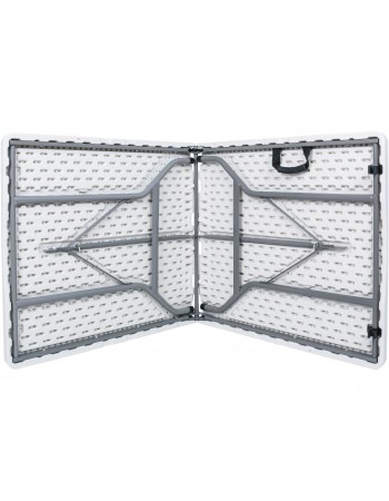 Folding Catering Table 5ft White Plastic | TurcoBazaar HQXZ152 Folding Catering Table 5ft White Plastic | TurcoBazaar HQXZ152