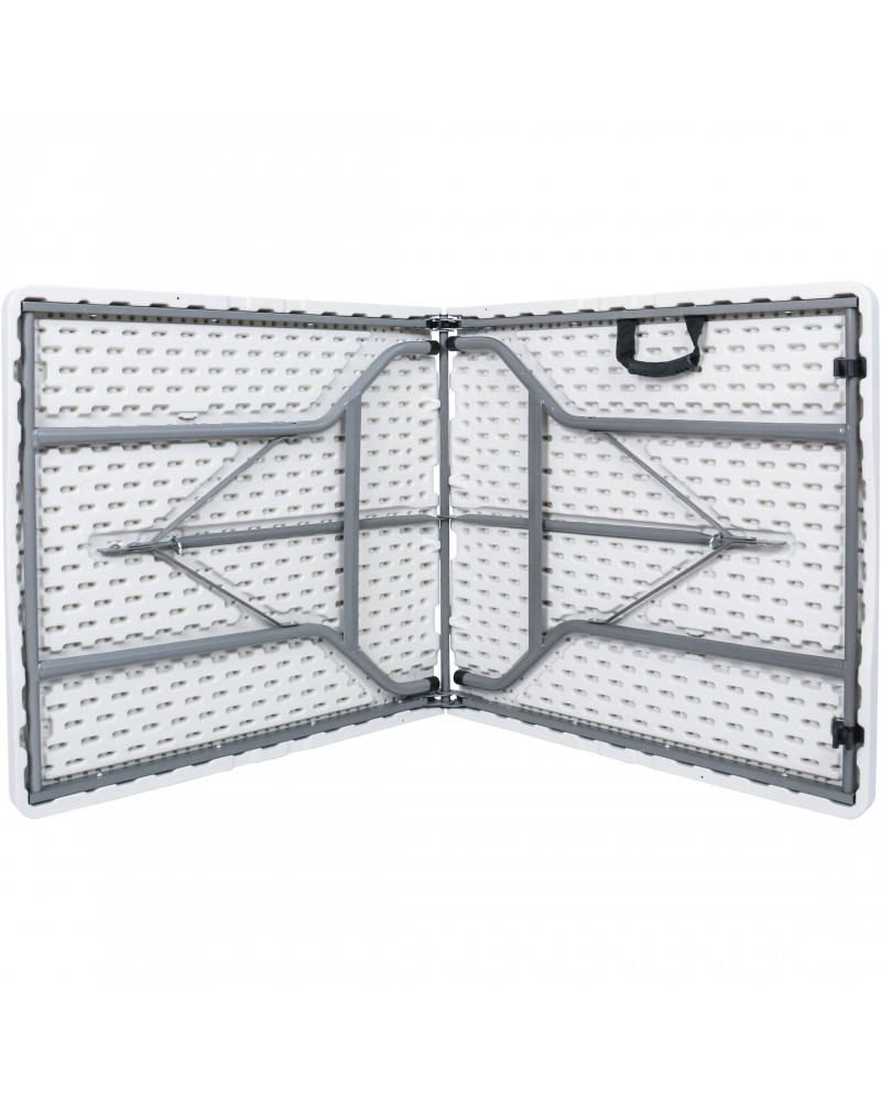 Folding Catering Table 5ft White Plastic | TurcoBazaar HQXZ152 Folding Catering Table 5ft White Plastic | TurcoBazaar HQXZ152