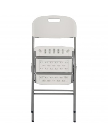 Folding Chairs White Plastic - Set of 4 | TurcoBazaar HQY52 Folding Chairs White Plastic - Set of 4 | TurcoBazaar HQY52