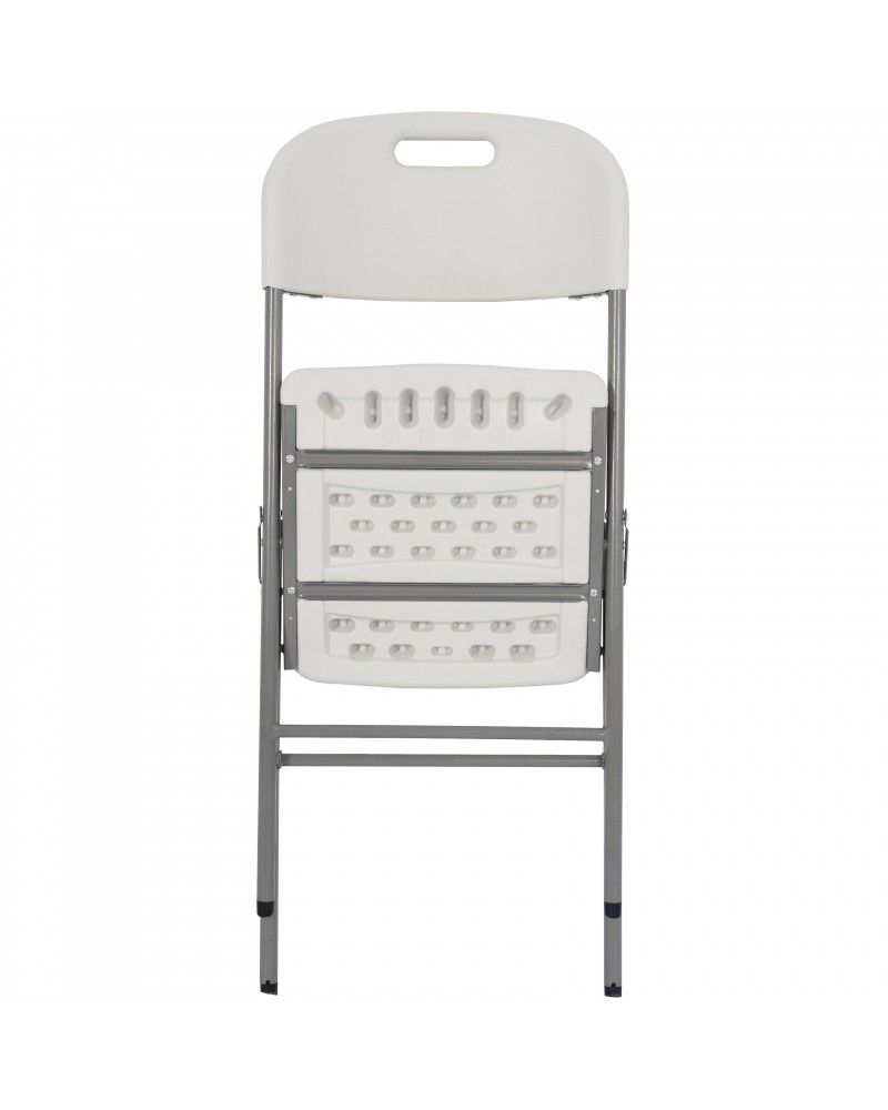 Folding Chairs White Plastic - Set of 4 | TurcoBazaar HQY52 Folding Chairs White Plastic - Set of 4 | TurcoBazaar HQY52