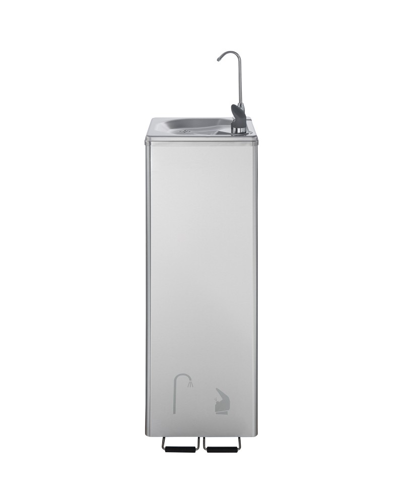 Commercial Stainless Steel Drinking Water Fountain with Foot Pedal Control, Drinking Tap & Bottle Tap | TurcoBazaar YL600C2P