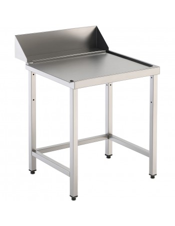 Commercial Stainless Steel Work Table with Backsplash 750x750x870mm | TurcoBazaar YLS757500