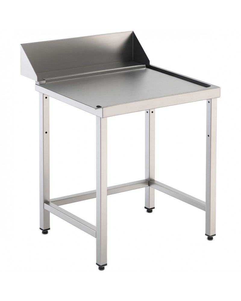 Commercial Stainless Steel Work Table with Backsplash 750x750x870mm | TurcoBazaar YLS757500