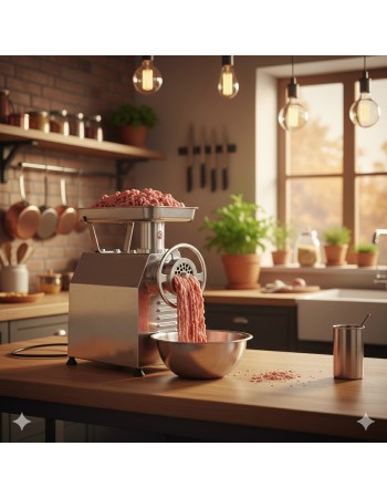 Commercial Electric Meat Grinder/Mincer Stainless Steel 440×250×480mm | TurcoBazaar YW22